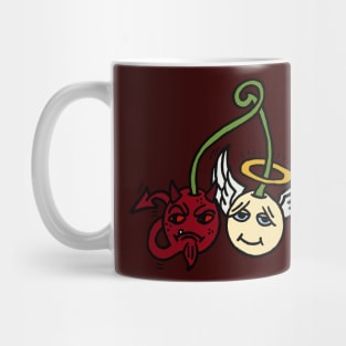 Demon and Angel Cherries Mug